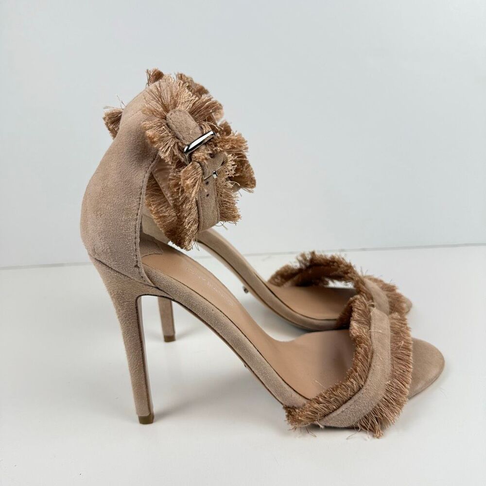 Tony Bianco Kimi Blush Suede Heels Size 8 - Picture 5 of 10